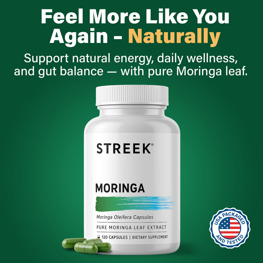 Streek Moringa Powder Capsules