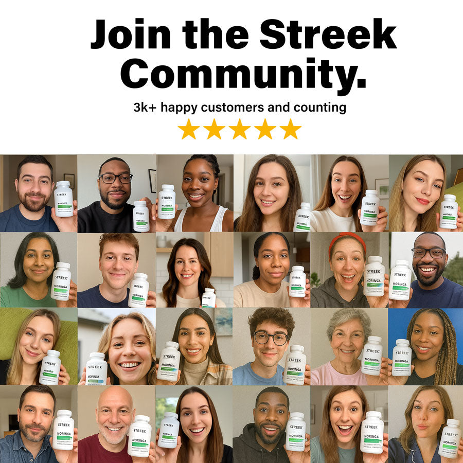 Streek Moringa Powder Capsules